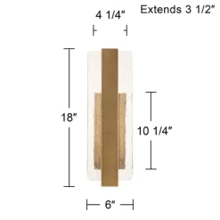 Possini Euro Design Possini Euro Cascadia 18"H Brass Piastra Glass LED Outdoor Wall Light 11 Possini Euro Design Possini Euro Cascadia 18"H Brass Piastra Glass LED Outdoor Wall Light -Possini Euro Design Sales GUEST 016615bb f371 4a21 b34a 4511857ad62c
