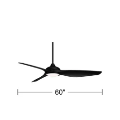 60" Possini Euro Design Dark Vader Modern Indoor Outdoor Ceiling Fan With Dimmable LED Light Remote Control Matte Black Damp Rated For Patio Exterior 10 60" Possini Euro Design Dark Vader Modern Indoor Outdoor Ceiling Fan With Dimmable LED Light Remote Control Matte Black Damp Rated For Patio Exterior -Possini Euro Design Sales GUEST 03231b8c 8ab7 4378 bf1b 59910317ca19