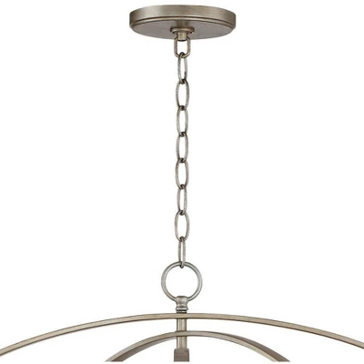 Possini Euro Design Tiller Champagne Satin Silver Pendant Chandelier 31 1/2" Wide Modern Open Orb Frame 8-Light Fixture For Dining Room Kitchen Island 3 Possini Euro Design Tiller Champagne Satin Silver Pendant Chandelier 31 1/2" Wide Modern Open Orb Frame 8-Light Fixture For Dining Room Kitchen Island - Image 3