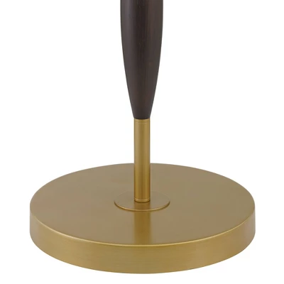 Possini Euro Design Carillo Modern 68" Tall Standing Floor Lamp Pull Chain Espresso Brown Gold Wood Living Room Bedroom House Reading Office 6 Possini Euro Design Carillo Modern 68" Tall Standing Floor Lamp Pull Chain Espresso Brown Gold Wood Living Room Bedroom House Reading Office - Image 6