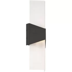 Possini Euro Design Possini Euro Tux 18" High Black And White LED Wall Sconce -Possini Euro Design Sales GUEST 055ef047 769e 4ce8 8a39 652b25ad16db