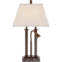 Possini Euro Design Possini Euro Deacon Bronze Gooseneck Lamps With USB And Outlet Set Of 2 15 Possini Euro Design Possini Euro Deacon Bronze Gooseneck Lamps With USB And Outlet Set Of 2 -Possini Euro Design Sales GUEST 0566c245 a6ca 4b57 9975 39551895d7f0