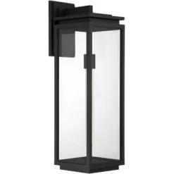 Possini Euro Design Atkins Modern Outdoor Wall Light Fixture Matte Black 24" Clear Glass For Post Exterior Barn Deck House Porch Yard Patio Outside 11 Possini Euro Design Atkins Modern Outdoor Wall Light Fixture Matte Black 24" Clear Glass For Post Exterior Barn Deck House Porch Yard Patio Outside -Possini Euro Design Sales GUEST 05c3711f a92b 4222 92f3 1a46b2a827e4