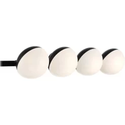 Possini Euro Design Celine Modern Wall Light Black Hardwire 30" 4-Light Fixture Opal White Glass Globe Shade For Bathroom Vanity 12 Possini Euro Design Celine Modern Wall Light Black Hardwire 30" 4-Light Fixture Opal White Glass Globe Shade For Bathroom Vanity -Possini Euro Design Sales GUEST 062ae550 8f09 4c04 a478 c8c3996b9a3b