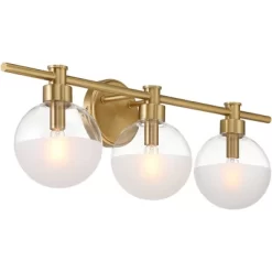 Possini Euro Design Possini Euro Leggio 27" Wide Warm Brass 3-Light Bath Light -Possini Euro Design Sales GUEST 0701ca09 b4b7 4955 b7c0 9273afd2c31f
