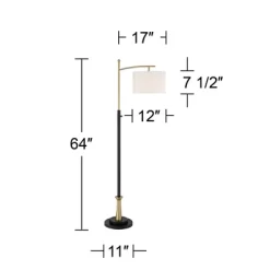 Possini Euro Design Burbank Modern 64" Tall Standing Floor Lamps Set Of 2 Lights Task Downbridge Black Gold Metal Brass Finish Living Room Bedroom 10 Possini Euro Design Burbank Modern 64" Tall Standing Floor Lamps Set Of 2 Lights Task Downbridge Black Gold Metal Brass Finish Living Room Bedroom -Possini Euro Design Sales GUEST 08658dc1 471b 441b a7ea c6a9101bd8dd