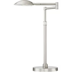 Possini Euro Design Eliptik Modern Desk Table Lamp 24 1/2" High Satin Nickel LED Swing Arm Adjustable Height For Bedroom Living Room Nightstand Office 12 Possini Euro Design Eliptik Modern Desk Table Lamp 24 1/2" High Satin Nickel LED Swing Arm Adjustable Height For Bedroom Living Room Nightstand Office -Possini Euro Design Sales GUEST 086d676c 9e67 4211 99ae e5b23ef4b912