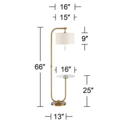 Possini Euro Design Volta Modern Floor Lamp With Tray Table 66" Tall Brass USB Charging Port White Drum Shade For Living Room Bedroom Office House 15 Possini Euro Design Volta Modern Floor Lamp With Tray Table 66" Tall Brass USB Charging Port White Drum Shade For Living Room Bedroom Office House -Possini Euro Design Sales GUEST 0b51f10c f28d 4873 a815 588c573b8b5f
