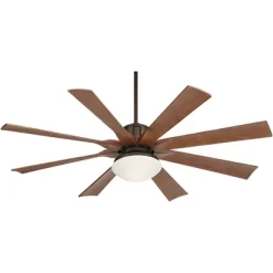 60" Possini Euro Design Industrial Outdoor Ceiling Fan With LED Light Remote Control Bronze Koa Opal Glass Damp Rated Patio Gazebo -Possini Euro Design Sales GUEST 0b7781c8 caa2 428d 8053 d1a2989b53bc