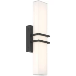 Possini Euro Design Possini Euro Exeter 17" Wide Black LED Bathroom Vanity Light -Possini Euro Design Sales GUEST 0db1c4c8 1204 44c1 aead 404de31a0b99