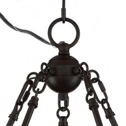 Possini Euro Design Bellis Bronze Wagon Wheel Pendant Chandelier 25" Wide Modern Clear Glass 5-Light Fixture For Dining Room House Kitchen Island Home -Possini Euro Design Sales GUEST 0dd5e510 a8cf 4e1b 8ad0 b1cb4d81965b