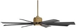 60" Possini Euro Design Defender Modern Indoor Outdoor Ceiling Fan With Dimmable LED Light Remote Soft Brass Matte Black Damp Rated For Patio Exterior 15 60" Possini Euro Design Defender Modern Indoor Outdoor Ceiling Fan With Dimmable LED Light Remote Soft Brass Matte Black Damp Rated For Patio Exterior -Possini Euro Design Sales GUEST 10d5d525 6b0b 4c7b aaf9 e93489ed317a