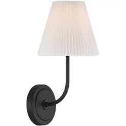 Possini Euro Design Possini Euro Nina 14" High Matte Black Wall Sconce -Possini Euro Design Sales GUEST 114f4582 8a09 45c9 b1a6 85253724be2d