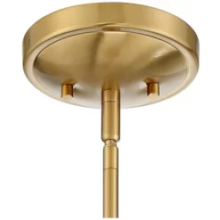 Possini Euro Design Orilla Brass Mini Pendant Light 11 3/4" Wide Mid Century Modern White Opal Glass Shade For Dining Room House Foyer Kitchen Island -Possini Euro Design Sales GUEST 11c36b58 0443 476e 9baa 627378216c17