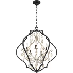 Possini Euro Design Clara Black Silver Pendant Chandelier 27" Wide Industrial Ornate Cage Amber Crystal 5-Light Fixture For Dining Room Kitchen Island 9 Possini Euro Design Clara Black Silver Pendant Chandelier 27" Wide Industrial Ornate Cage Amber Crystal 5-Light Fixture For Dining Room Kitchen Island -Possini Euro Design Sales GUEST 12e7ee08 fb04 4a4e 8d08 6ad2d297a605