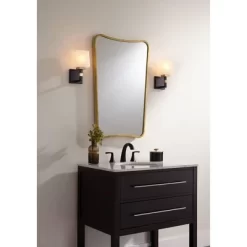 Possini Euro Design Beauregard Modern Wall Light Sconce Black Gold Hardwire 4 1/2" Fixture Square Linen Glass For Bedroom Reading Hallway House Home -Possini Euro Design Sales GUEST 163b4008 a228 4525 b9d0 63b3cdcd6949