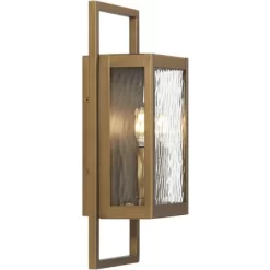 Possini Euro Design Possini Euro Jerry 16" High Aged Brass 2-Light Outdoor Wall Light -Possini Euro Design Sales GUEST 16f668b1 995c 4320 8a5f 4896e35a15a1