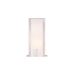 Possini Euro Design Midtown Modern Wall Light Sconce Satin Nickel 4 1/2" Fixture White Glass For Bedroom Bathroom Vanity Reading Living Room Hallway -Possini Euro Design Sales GUEST 18b66272 2ff7 4ce4 9409 dabcde27961b