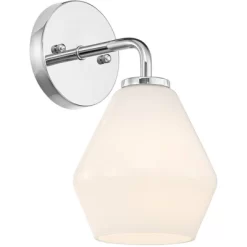 Possini Euro Design Possini Euro Grace 10 3/4" High Chrome Wall Sconce -Possini Euro Design Sales GUEST 1df5651f 8e28 4ce4 8cbe 1c9d19ff51d9