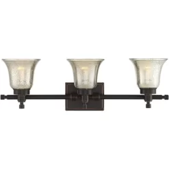 Possini Euro Design Varra Rustic Industrial Wall Light Bronze Hardwire 26 1/2" 3-Light Fixture Bell Mercury Glass Shade For Bedroom Bathroom Vanity 14 Possini Euro Design Varra Rustic Industrial Wall Light Bronze Hardwire 26 1/2" 3-Light Fixture Bell Mercury Glass Shade For Bedroom Bathroom Vanity -Possini Euro Design Sales GUEST 1e855a34 5962 46b6 ba44 d0e1a051cd50