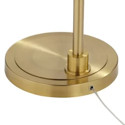 Possini Euro Design Kipling Modern 62 1/2" Tall Downbridge Arc Floor Lamp Warm Gold Metal Clear Glass Shade For Living Room Reading House -Possini Euro Design Sales GUEST 2130cb59 9bcf 49ff 94d9 d6baf96111b9