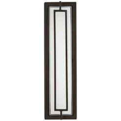 Possini Euro Design Belfonte Modern Outdoor Wall Light Fixture Bronze LED 16 1/4" White Glass For Post Exterior Barn Deck House Porch Yard Patio Home -Possini Euro Design Sales GUEST 21c4abbe c6cd 4b7d 8838 aef04966aa04