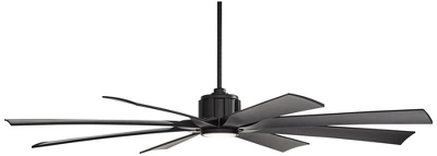 70" Possini Euro Design Defender Modern Indoor Outdoor Ceiling Fan With Dimmable LED Light Remote Control Matte Black Damp Rated For Patio Exterior 6 70" Possini Euro Design Defender Modern Indoor Outdoor Ceiling Fan With Dimmable LED Light Remote Control Matte Black Damp Rated For Patio Exterior - Image 6