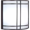 Possini Euro Design Possini Euro 11" Wide Textured Slate Frame White Acrylic Wall Sconce