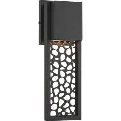 Possini Euro Design Possini Euro Miele 16"H Matte Black Outdoor LED Wall Light Set Of 2 12 Possini Euro Design Possini Euro Miele 16"H Matte Black Outdoor LED Wall Light Set Of 2 -Possini Euro Design Sales GUEST 2748cdb3 c117 467c 88f3 c2af84fd2e3b 2