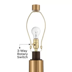 Possini Euro Design Boulevard Modern Glam Luxury 64 1/2" Tall Standing Floor Lamp Column Warm Gold Metal Living Room Bedroom House Reading Office -Possini Euro Design Sales GUEST 285e88cd b24d 45c7 9819 250ecb20e4b1