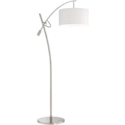 Possini Euro Design Raymond Modern 69" Tall Arc Floor Lamp With Smart Socket Raymond Nickel Adjustable Off-White Shade For Living Room 10 Possini Euro Design Raymond Modern 69" Tall Arc Floor Lamp With Smart Socket Raymond Nickel Adjustable Off-White Shade For Living Room -Possini Euro Design Sales GUEST 29f3ca7b 9caf 4d92 8137 0a62d3f1d170 1