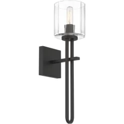 Possini Euro Design Possini Euro Katrina 17 1/2" High Black Wall Sconce Set Of 2 -Possini Euro Design Sales GUEST 2a2295bb f3b4 47c0 a326 8487f0a6968e 1