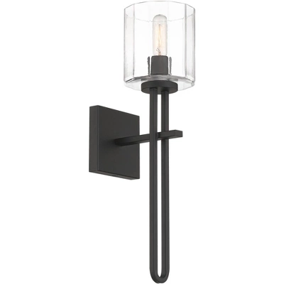 Possini Euro Design Possini Euro Katrina 17 1/2" High Black Wall Sconce 6 Possini Euro Design Possini Euro Katrina 17 1/2" High Black Wall Sconce - Image 6