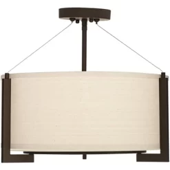 Possini Euro Design Stinson Modern Ceiling Light Semi Flush Mount Fixture 17 1/4" Wide Bronze 3-Light Linen Drum Shade For Bedroom Kitchen Living Room 9 Possini Euro Design Stinson Modern Ceiling Light Semi Flush Mount Fixture 17 1/4" Wide Bronze 3-Light Linen Drum Shade For Bedroom Kitchen Living Room -Possini Euro Design Sales GUEST 2b71da01 049e 492b 95b7 9d1db10f36e5