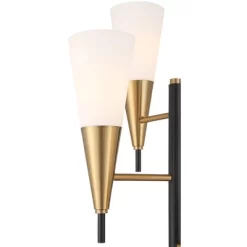 Possini Euro Design Quatro Mid Century Modern Tree Floor Lamp 71" Tall Black Gold Metal 4 Light Frosted Glass Cone Shade For Living Room Bedroom House 11 Possini Euro Design Quatro Mid Century Modern Tree Floor Lamp 71" Tall Black Gold Metal 4 Light Frosted Glass Cone Shade For Living Room Bedroom House -Possini Euro Design Sales GUEST 2b74941b 60aa 4a94 b028 4f70395f3b39
