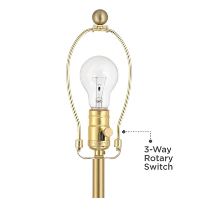 Possini Euro Design Bamba Modern 61 3/4" Tall Standing Floor Lamp Skinny Gold Black Metal Brass Finish Living Room Bedroom House Reading Office 7 Possini Euro Design Bamba Modern 61 3/4" Tall Standing Floor Lamp Skinny Gold Black Metal Brass Finish Living Room Bedroom House Reading Office - Image 7