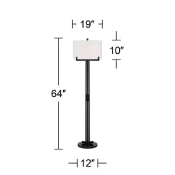 Possini Euro Design Madrid Modern Industrial Floor Lamp 64" Tall Matte Black Metal White Linen Hardback Drum Shade For Living Room Bedroom Office Home 14 Possini Euro Design Madrid Modern Industrial Floor Lamp 64" Tall Matte Black Metal White Linen Hardback Drum Shade For Living Room Bedroom Office Home -Possini Euro Design Sales GUEST 2ec65979 7f85 4ee3 b275 fe6197b4876d