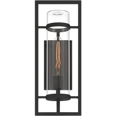 Possini Euro Design Possini Euro Castello 18"H Sand Black Wall Sconce 5 Possini Euro Design Possini Euro Castello 18"H Sand Black Wall Sconce - Image 5