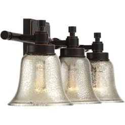 Possini Euro Design Varra Rustic Industrial Wall Light Bronze Hardwire 26 1/2" 3-Light Fixture Bell Mercury Glass Shade For Bedroom Bathroom Vanity 13 Possini Euro Design Varra Rustic Industrial Wall Light Bronze Hardwire 26 1/2" 3-Light Fixture Bell Mercury Glass Shade For Bedroom Bathroom Vanity -Possini Euro Design Sales GUEST 336ac4e5 8337 4710 9e51 5d2babdb8fb2