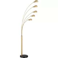 Possini Euro Design Infini Mid Century Modern 78" Tall Standing Floor Lamp Large Arc 5-Light Adjustable Gold Marble Brushed Brass Finish Living Room 14 Possini Euro Design Infini Mid Century Modern 78" Tall Standing Floor Lamp Large Arc 5-Light Adjustable Gold Marble Brushed Brass Finish Living Room -Possini Euro Design Sales GUEST 345bda32 6206 4973 b28e b347b236f1c0