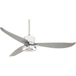 Possini Euro Design 56" Vengeance Modern Indoor Ceiling Fan 3 Blade LED Light Remote Control Chrome Finish Silver Blades Bedroom Living Room Kitchen 14 Possini Euro Design 56" Vengeance Modern Indoor Ceiling Fan 3 Blade LED Light Remote Control Chrome Finish Silver Blades Bedroom Living Room Kitchen -Possini Euro Design Sales GUEST 35cd9d68 52b9 43df 84a0 f30b476bee7e
