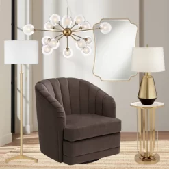 Possini Euro Design Spheres Antique Brass Chandelier 30" Wide Mid Century Modern Sputnik Glass Shade 15-Light Fixture For Dining Room Kitchen Island -Possini Euro Design Sales GUEST 372a49d3 a592 44b3 885d c5ae57a718c8