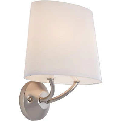 Possini Euro Design Possini Euro 11 3/4" High Brushed Nickel Modern Wall Sconce Light 6 Possini Euro Design Possini Euro 11 3/4" High Brushed Nickel Modern Wall Sconce Light - Image 6