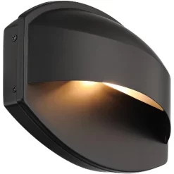 Possini Euro Design Xane 7" High Mid Century Modern Outdoor Wall Light Fixture Mount Porch House Exterior Weatherproof Matte Black Finish Metal -Possini Euro Design Sales GUEST 39c6bc2f bd9a 4b8b 8964 f05849217662