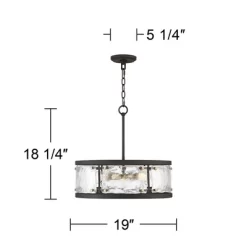 Possini Euro Design Campanelli Bronze Brass Pendant Chandelier 19" Wide Rustic Drum Waterglass Shade 4-Light Fixture For Dining Room Kitchen Island 15 Possini Euro Design Campanelli Bronze Brass Pendant Chandelier 19" Wide Rustic Drum Waterglass Shade 4-Light Fixture For Dining Room Kitchen Island -Possini Euro Design Sales GUEST 3b6218ed 1062 4f83 92b7 3b1868e4efa4