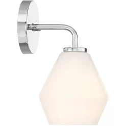 Possini Euro Design Possini Euro Grace 10 3/4" High Chrome Wall Sconce -Possini Euro Design Sales GUEST 3cfaff08 3a0b 4f1c b4ff bb7751cb1466