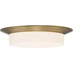 Possini Euro Design Melber Modern Ceiling Light Flush Mount Fixture 14" Wide Warm Brass Gold 3-Light Opal White Glass Shade For Bedroom Living Room 7 Possini Euro Design Melber Modern Ceiling Light Flush Mount Fixture 14" Wide Warm Brass Gold 3-Light Opal White Glass Shade For Bedroom Living Room -Possini Euro Design Sales GUEST 3d28ca59 2a64 452e 9aeb 9fe7090909bc