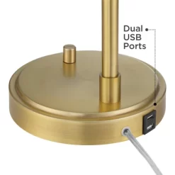 Possini Euro Design Possini Euro Vaile Desk Lamp With Dual USB Ports Warm Gold With Glass Shade 11 Possini Euro Design Possini Euro Vaile Desk Lamp With Dual USB Ports Warm Gold With Glass Shade -Possini Euro Design Sales GUEST 3dcee422 11f0 4106 8742 1d96f0c2351b