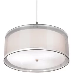 Possini Euro Design Brushed Nickel Pendant Chandelier 20" Wide Modern Organza Outer White Inner Shade 3-Light Fixture For Dining Room Kitchen Island 11 Possini Euro Design Brushed Nickel Pendant Chandelier 20" Wide Modern Organza Outer White Inner Shade 3-Light Fixture For Dining Room Kitchen Island -Possini Euro Design Sales GUEST 3f4cea19 b9e1 4df0 b83c 275c574c8e8b