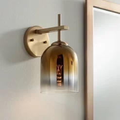 Possini Euro Design Possini Euro Freya 11 1/2" High Gradient Gold Wall Sconce